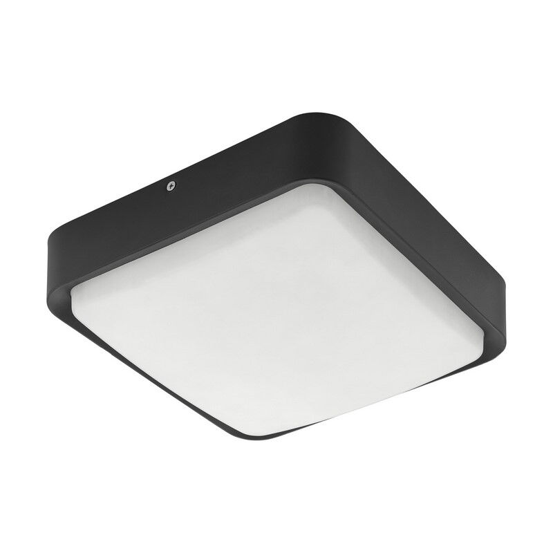 Zwarte buitenlamp aluminium, Mace, IP44