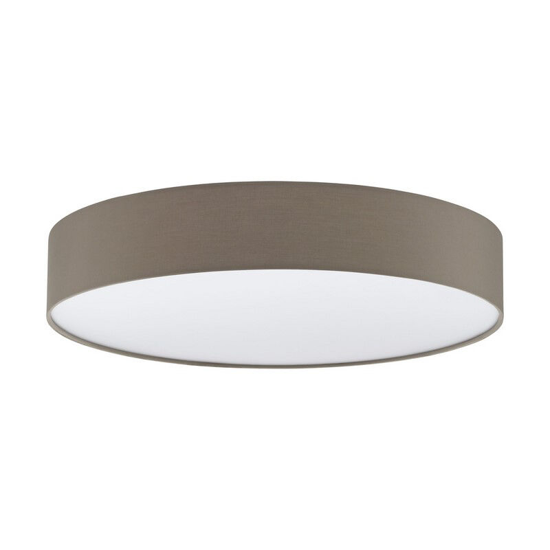 Taupe moderne plafondlamp, Sila, 40W, warm tot koud wit verstelbare LED, met afstandsbediening