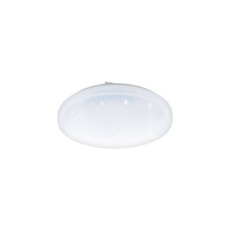 Witte plafonniere Eloise, staal, 17w 3000K (warm wit) LED