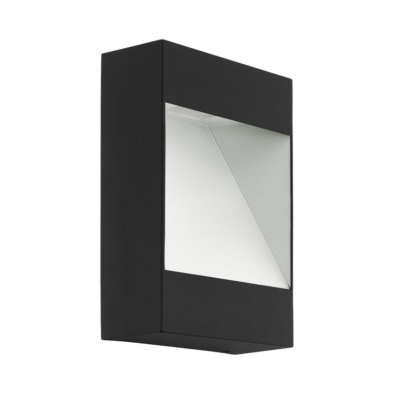 Antraciete moderne buitenlamp, Elvi, aluminium, 10w 3000K (warm wit) LED