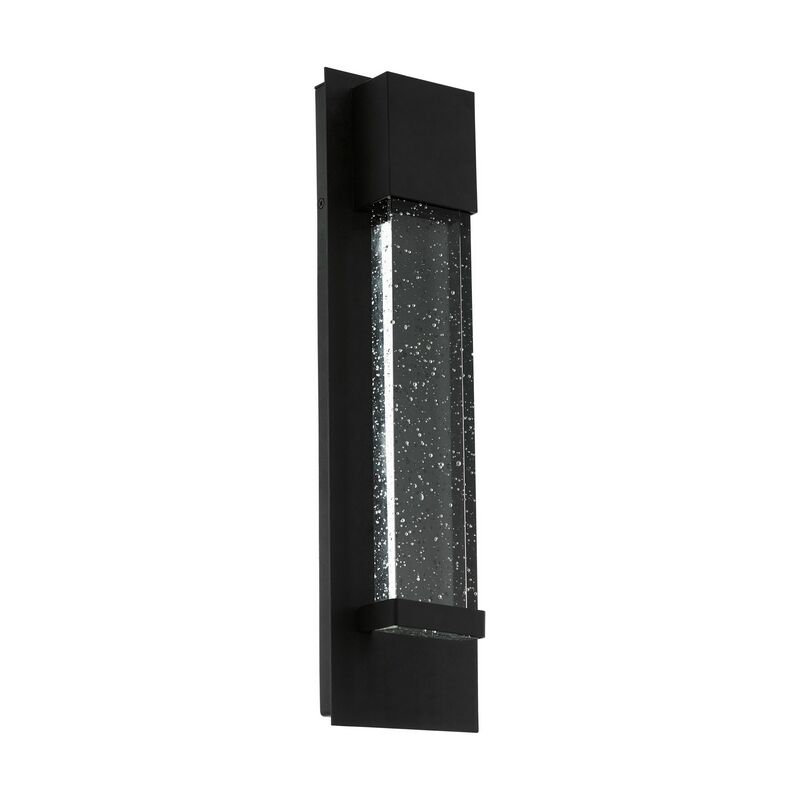 Zwarte moderne buitenlamp, Yvanca, aluminium, 3w 3000K (warm wit) LED