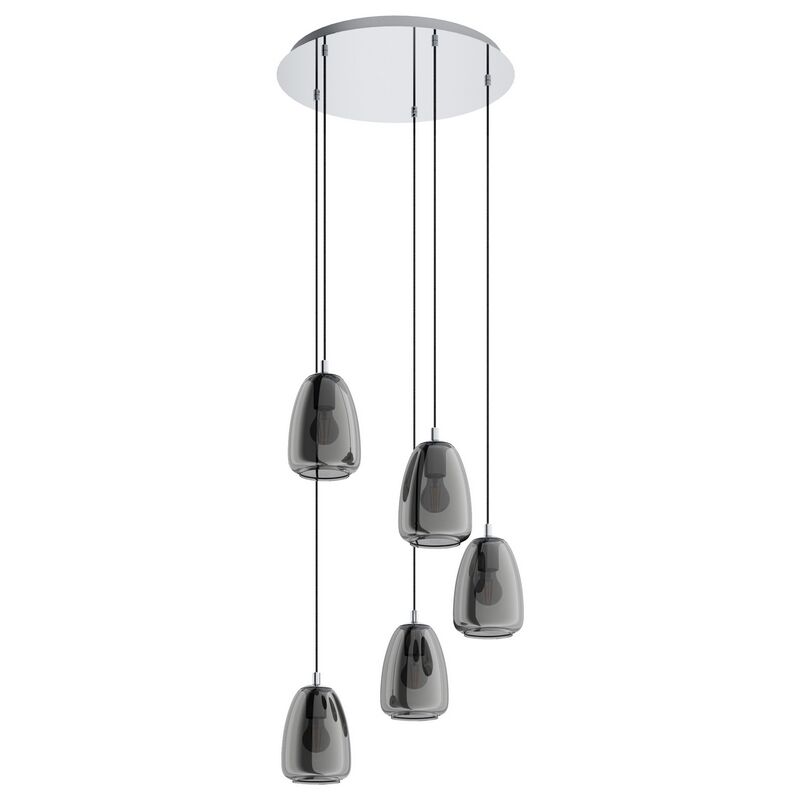 Design hanglamp rookglas, Fredericus