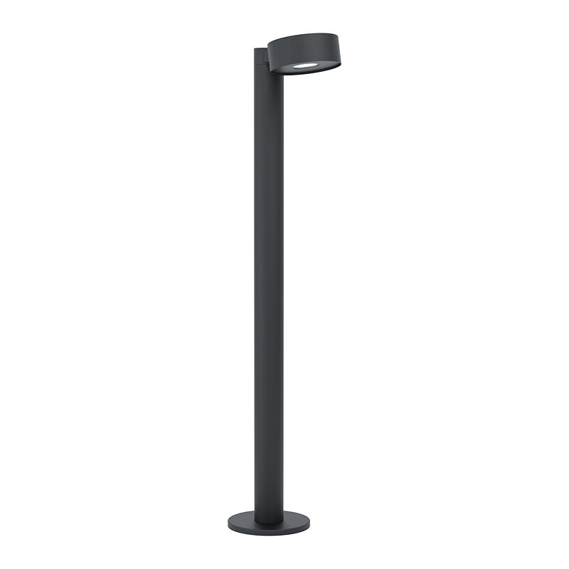 Zwarte moderne buitenlamp, Liliana, staal, 6w 3000K (warm wit) LED