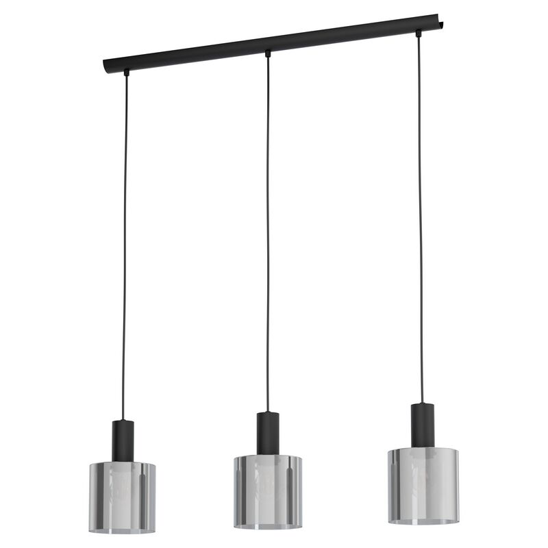 Moderne hanglamp rookglas, Paulina