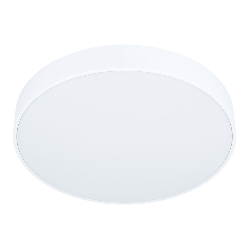 Witte opbouwspot Zippora, staal, met verstelbare lichtkleur