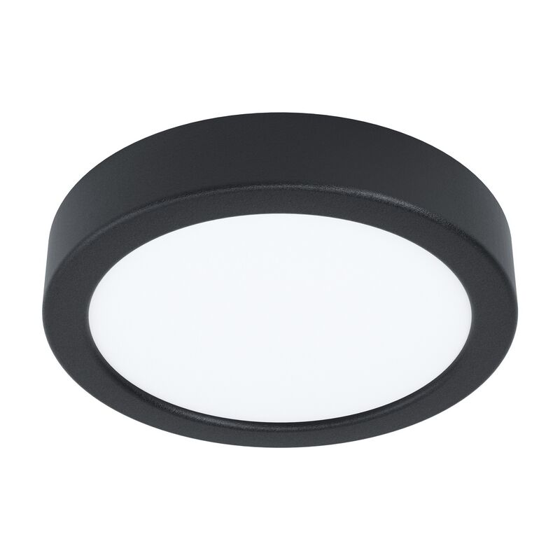 Zwarte plafondlamp Pascale, staal, 10w 3000K (warm wit) LED