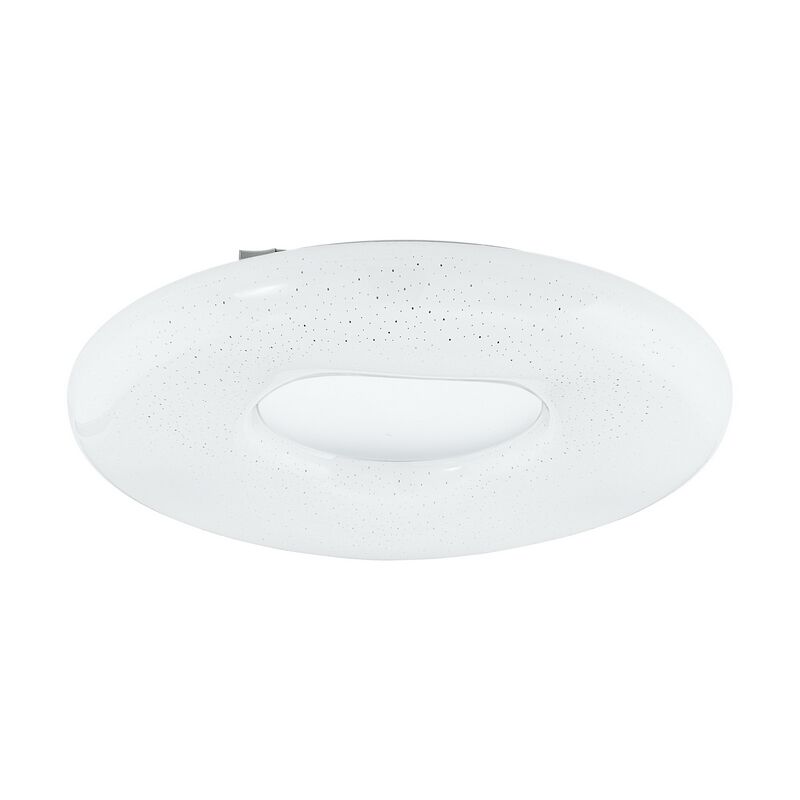 Witte plafonniere Ziya, staal, met verstelbare lichtkleur