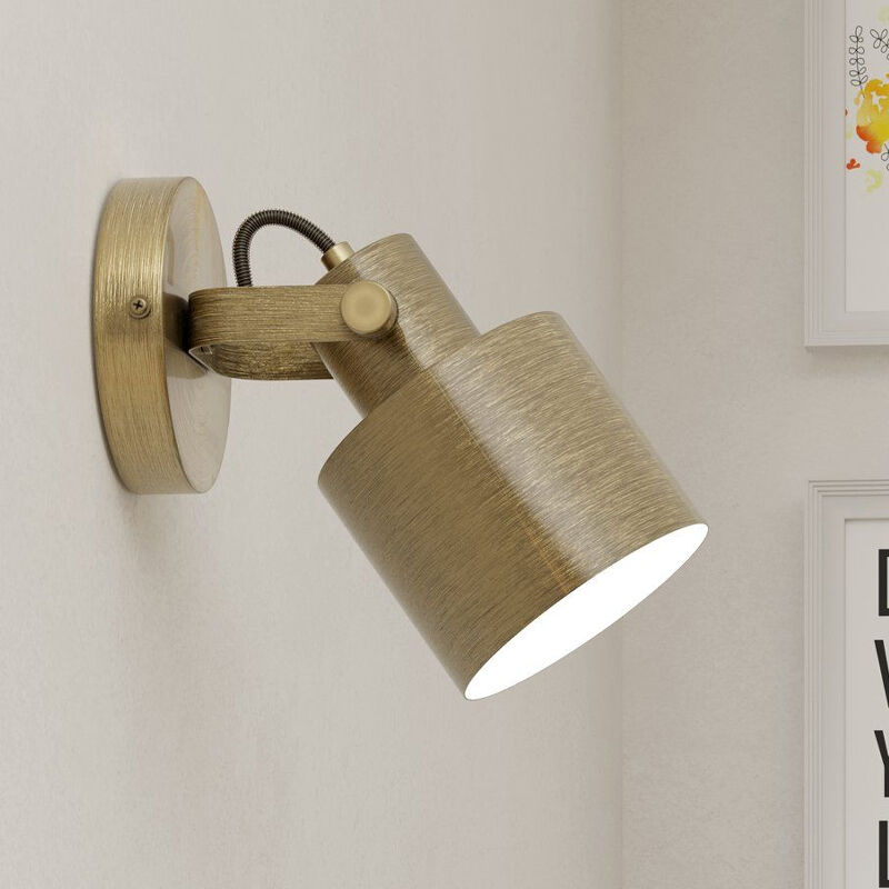 Gouden industriële wandspot aluminium, Kwinten