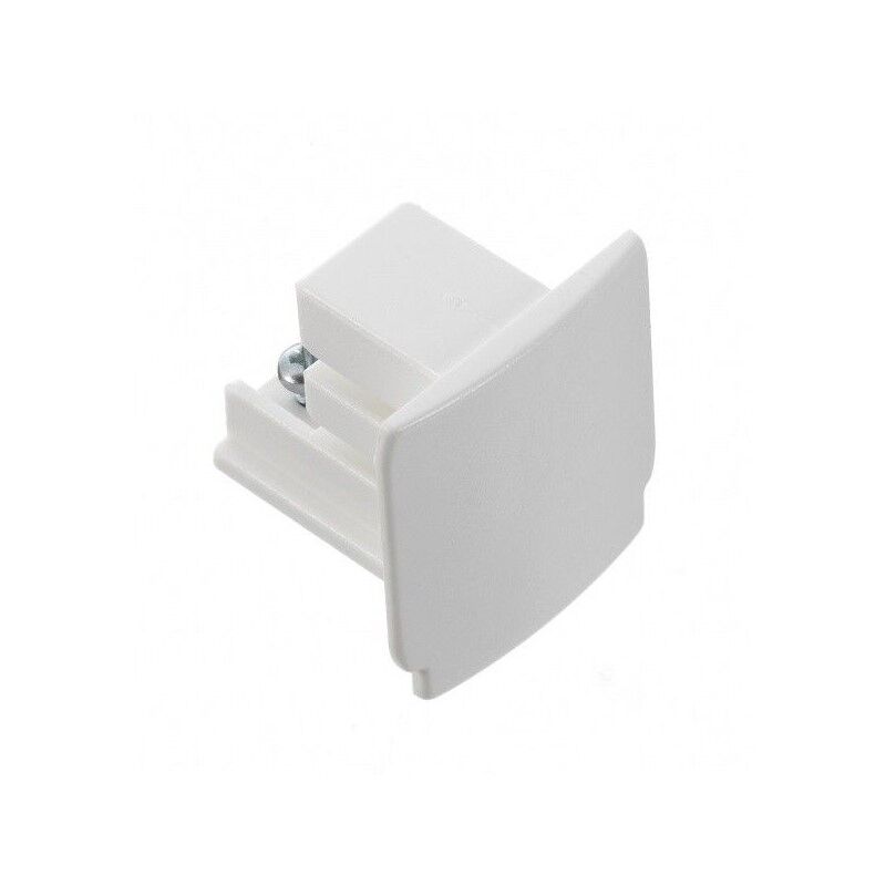 Witte afsluitdop 3-fase rail