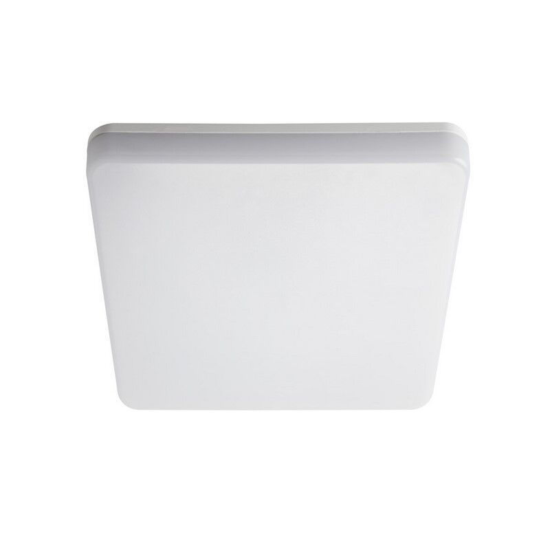 Vierkante badkamer plafondlamp Reece met bewegingssensor, IP54, 18W 4000k