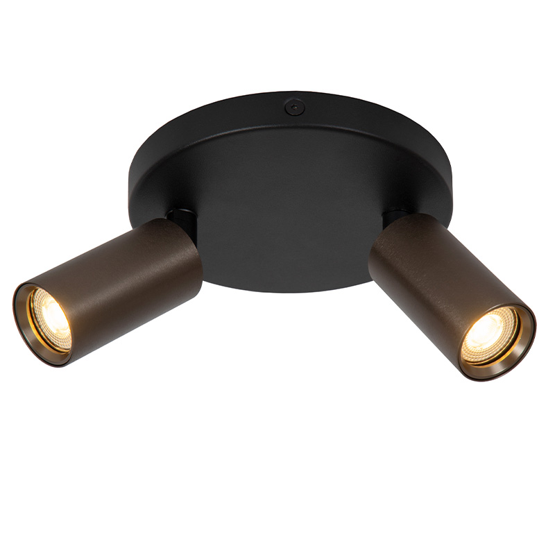 Bruine plafondspot modern, Ritmo