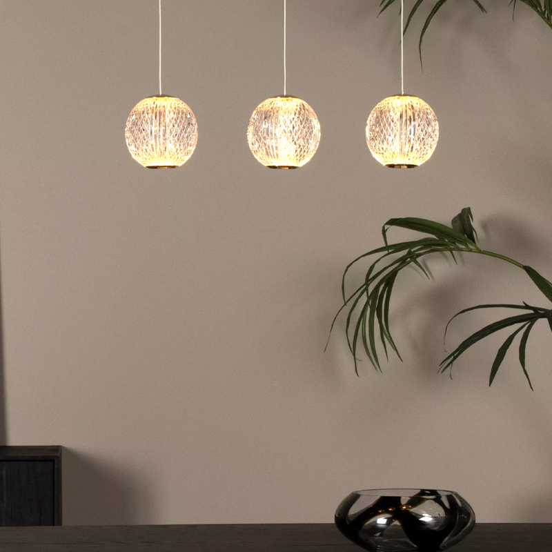 Gouden hanglamp design, Cintra, 4,7W, 2700K LED