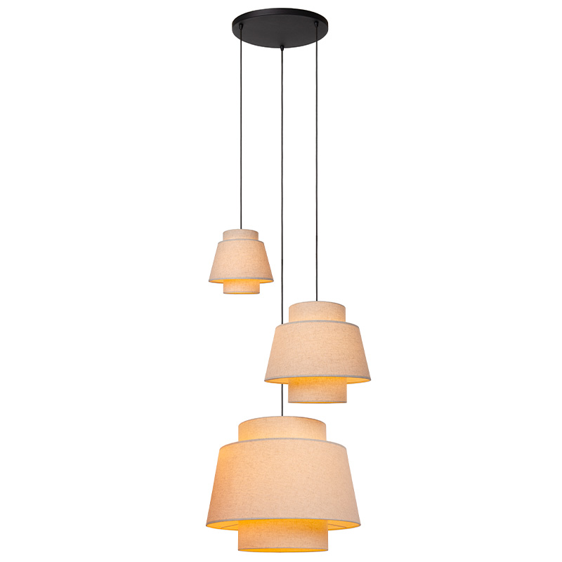Beige hanglamp landelijk, Tribute