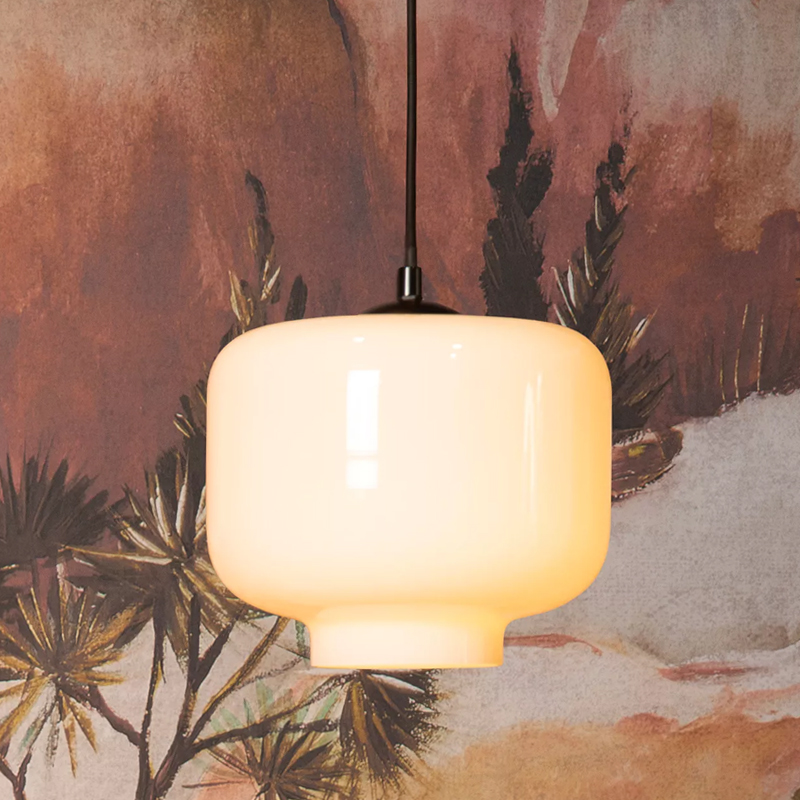 Witte hanglamp modern, Medine