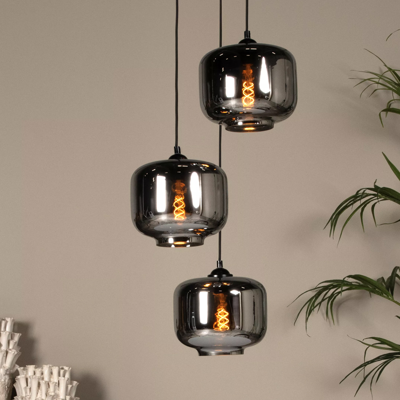 Grijze hanglamp retro, Medine