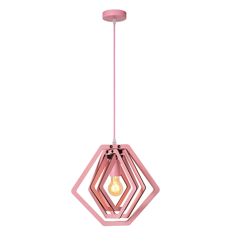 Roze kinderkamer hanglamp modern, Mauro