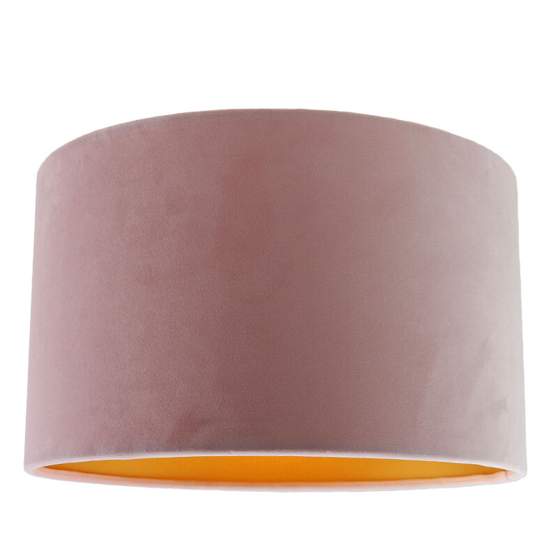 Roze met gouden plafondlamp Krista, 30cm