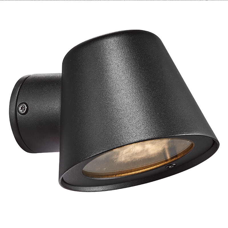 Zwarte buitenlamp modern, Aleria, IP44