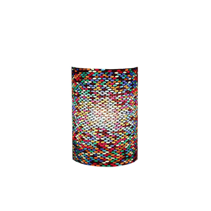 Veelkleurige oosterse wandlamp mozaïek, Mahdia