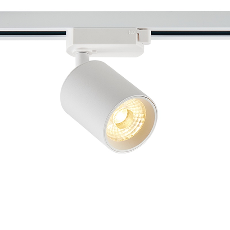 Witte 3-fase spot Jayla, 10W, 3000K, Pro