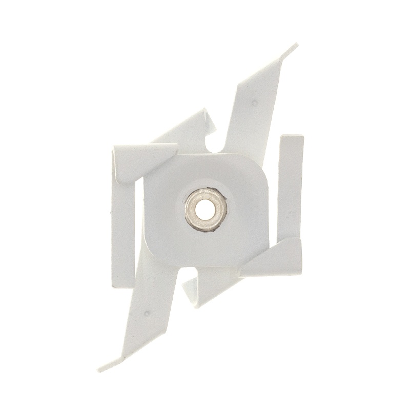 Systeemplafond clip voor 3-fase railverlichting, wit, Pro