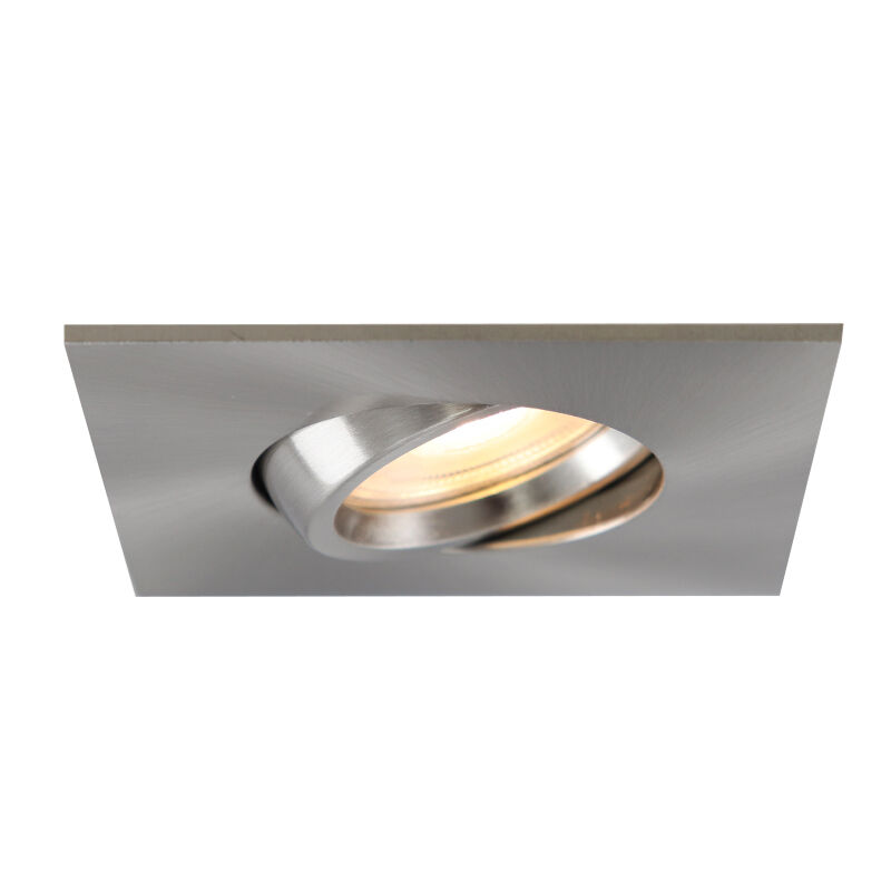 Aluminium badkamer inbouwspot nikkel, Jill, IP44