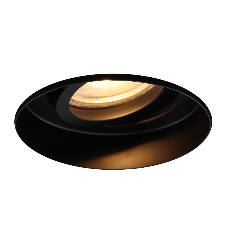 Aluminium trimless inbouwspot zwart, Royce