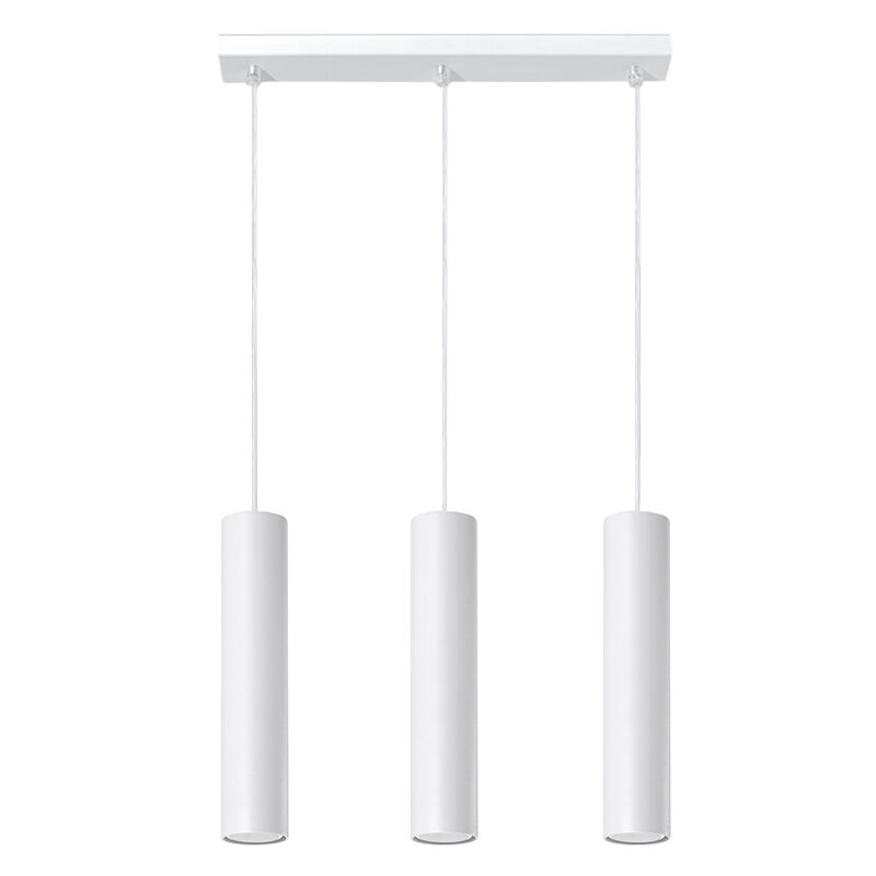 Witte hanglamp Harley, aluminium, 3L