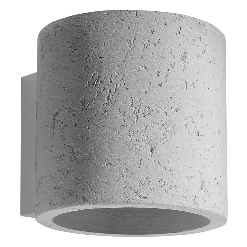 Betonnen up down wandlamp Amely, grijs