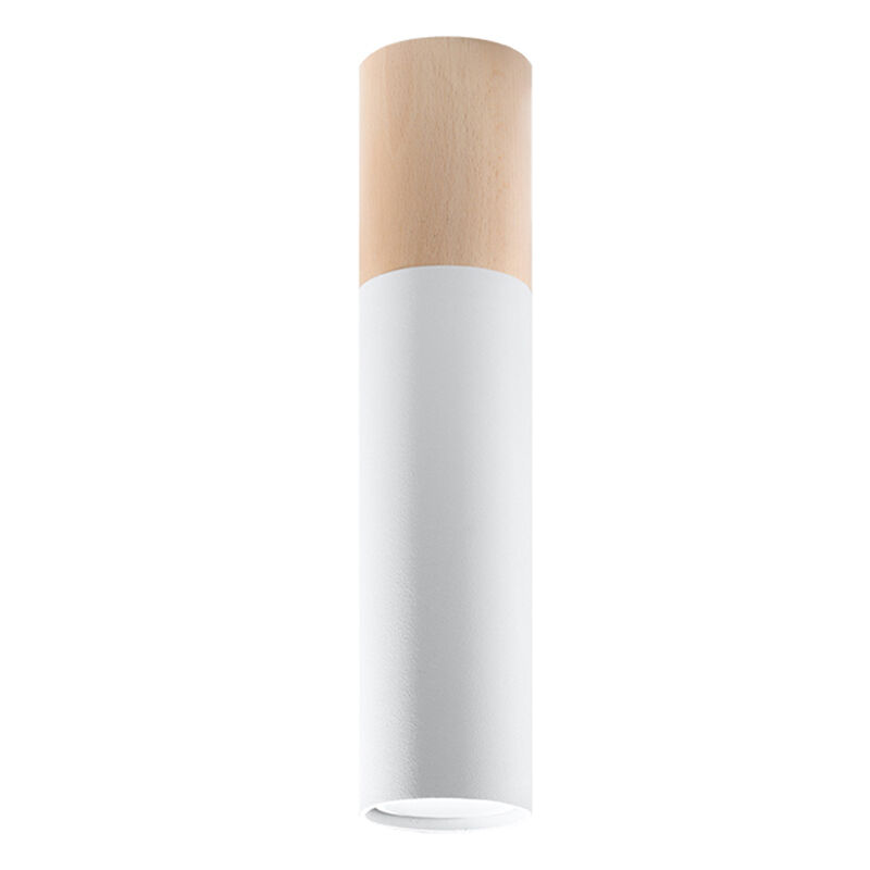 Witte opbouwspot Francesca, aluminium