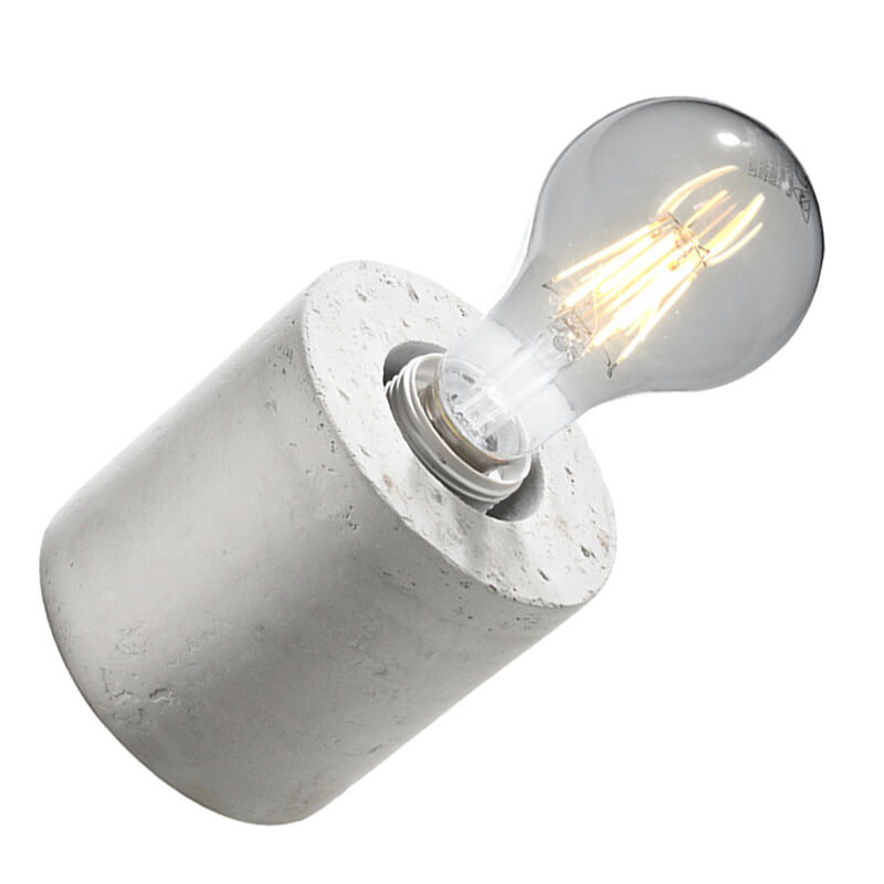 Betonnen wandlamp Anela, grijs