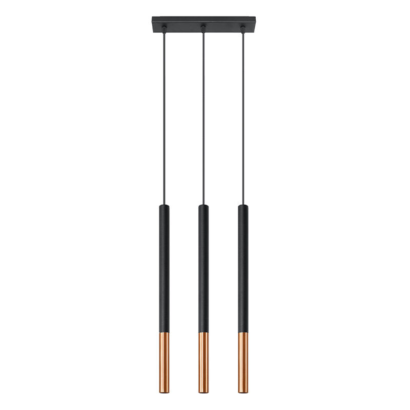Moderne hanglamp Ilonca, koper, aluminium, 3L