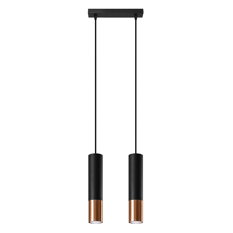 Moderne hanglamp Hediye, koper, aluminium, 2L