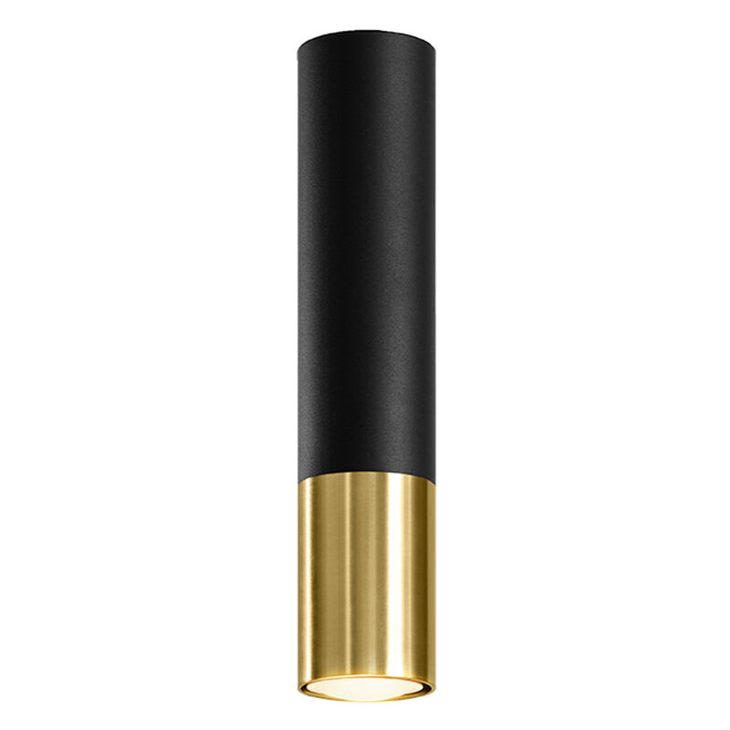 Moderne opbouwspot Hediye, goud, aluminium