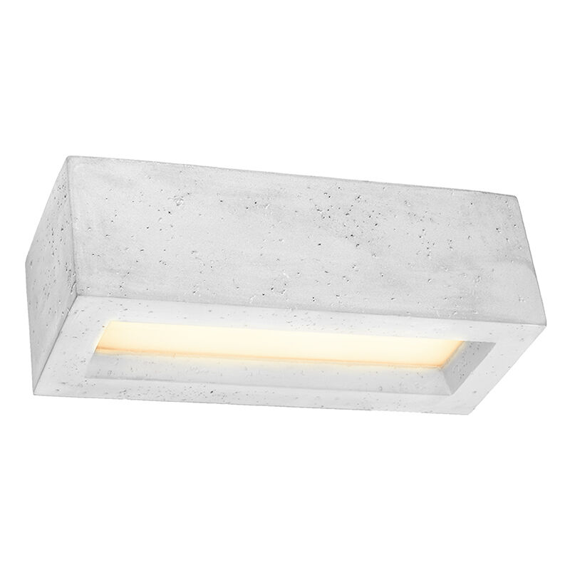 Betonnen up down wandlamp Emmaly, grijs