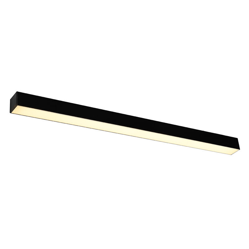 Moderne wandlamp Mascha, zwart, aluminium, 31w, 3000K