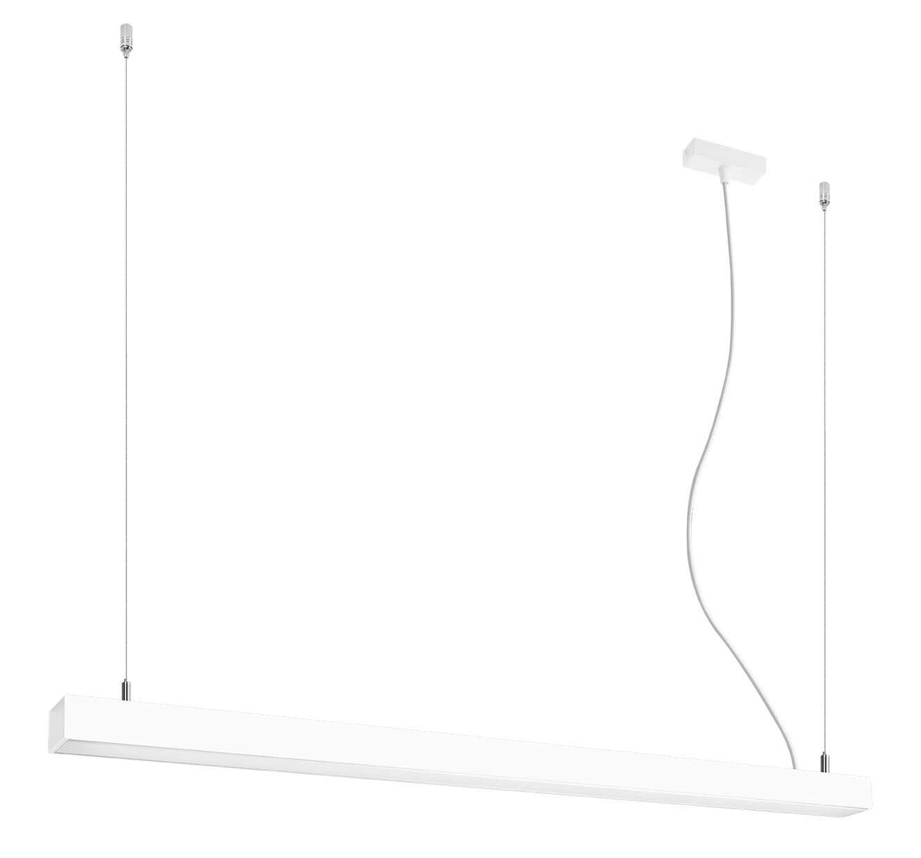 Moderne hanglamp Mascha, wit, aluminium, 38w, 3000K