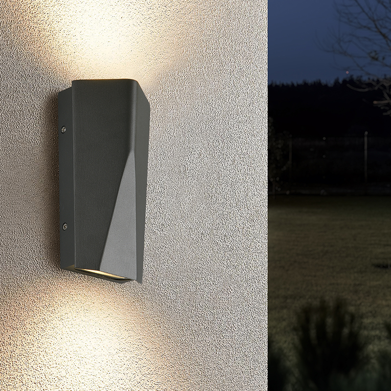 Antraciete buitenlamp design, Sahl, 4,5W, 3000K LED, IP65
