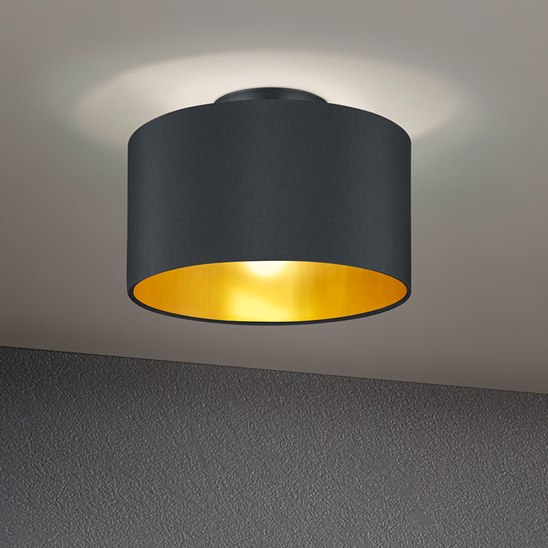 Zwarte plafonnière modern, Jeany