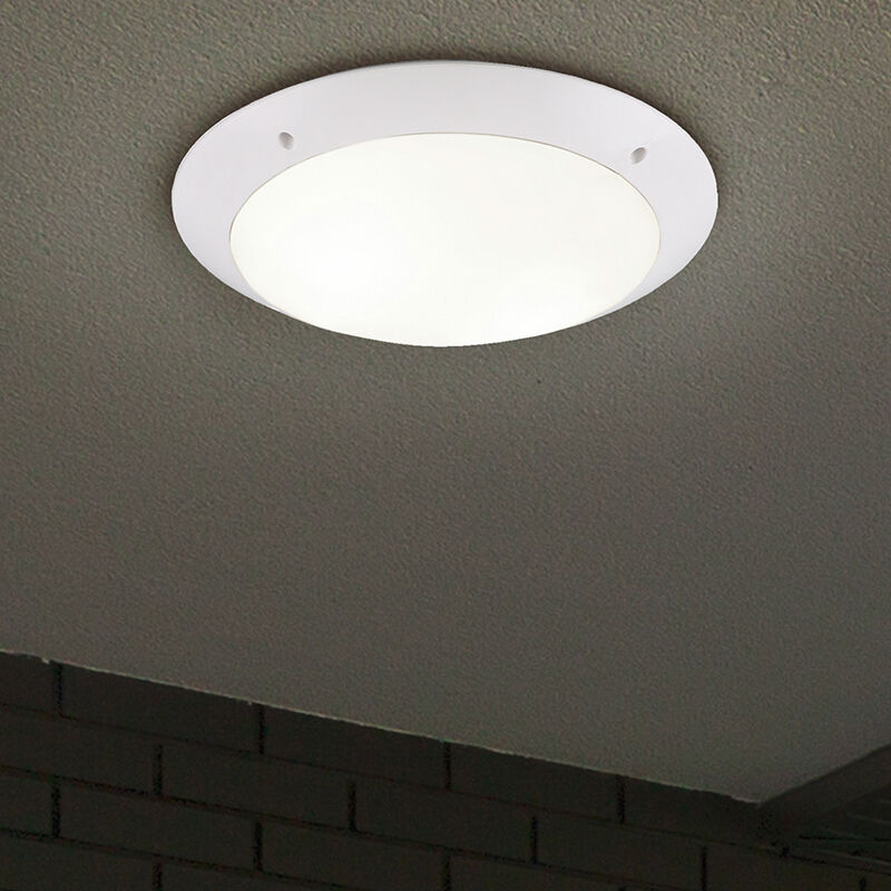 Witte plafondlamp Gandrup, Modern