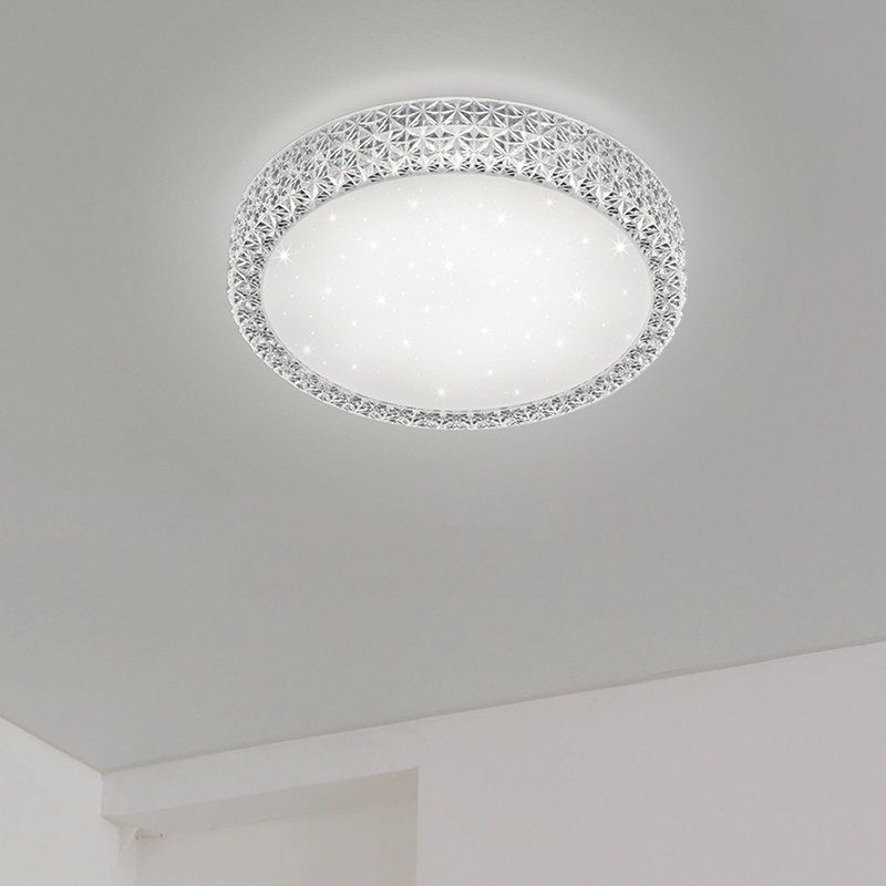 Witte plafonnière klassiek, Valentina, 21W, 3000K LED