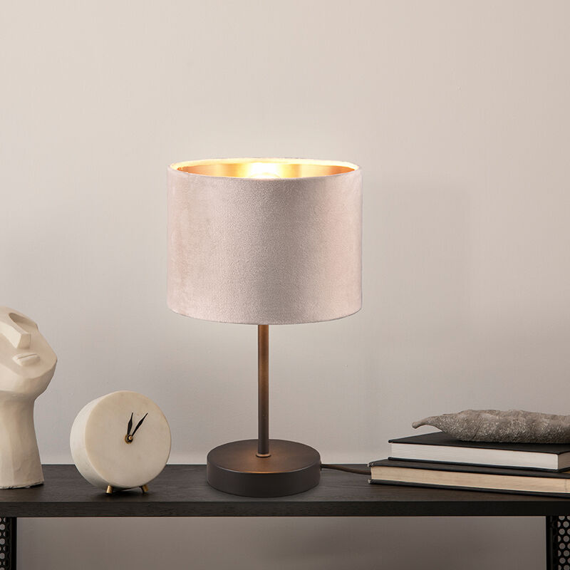 Beige tafellamp modern, Ercan