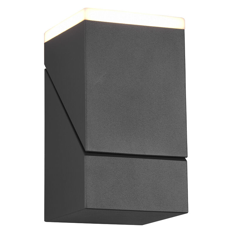 Antraciete buitenlamp Liron, aluminium, modern, 7w, 3000K LED