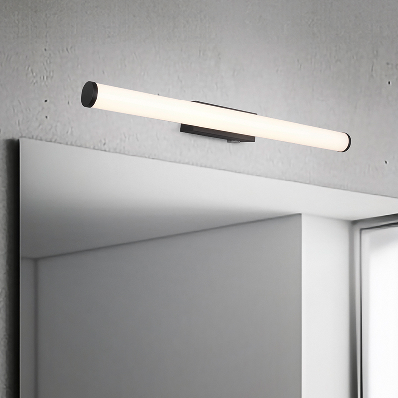 Moderne wandlamp Staby, zwart, metaal, geïntegreerde LED