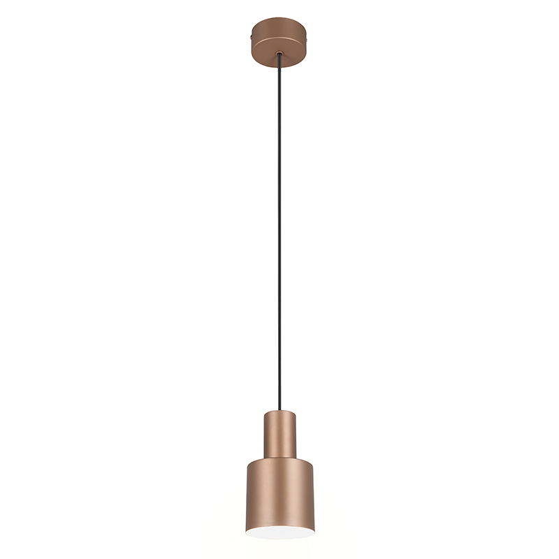 Bruine hanglamp metaal, Amila