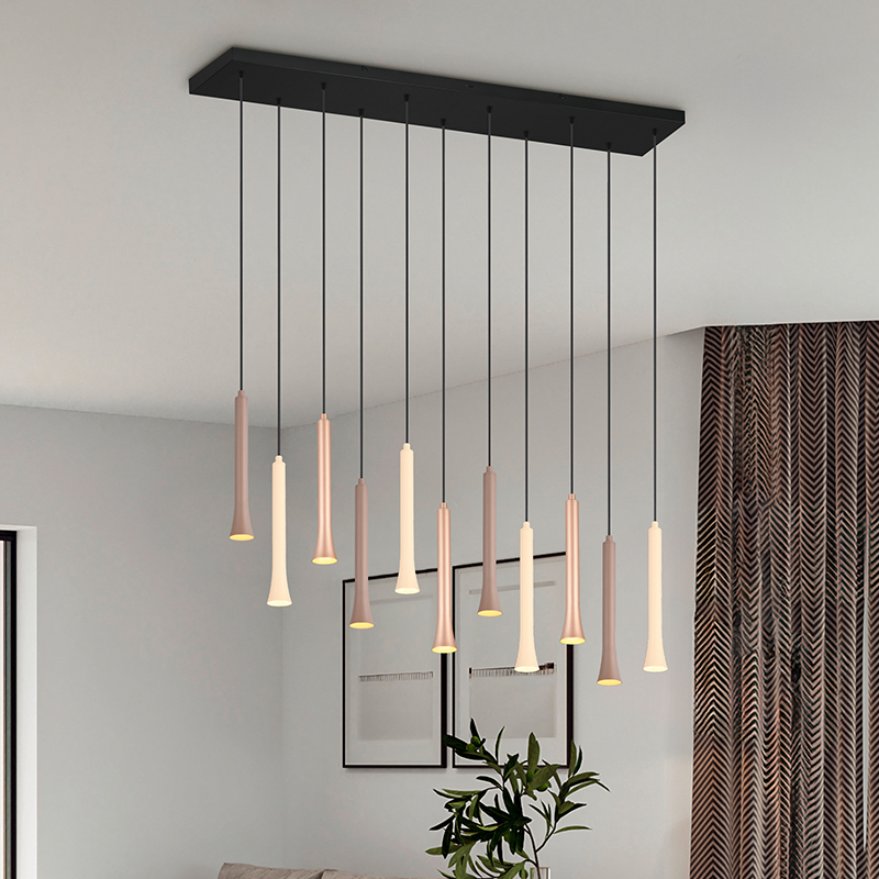 Zwarte hanglamp modern, Albartus, 3W, white switch LED, 3-staps dimbaar