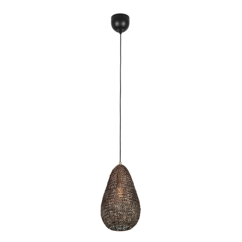 Bronzen hanglamp landelijk, Mohcine