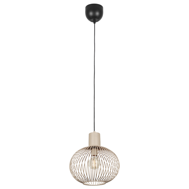 Beige hanglamp industrieel, Gjalt