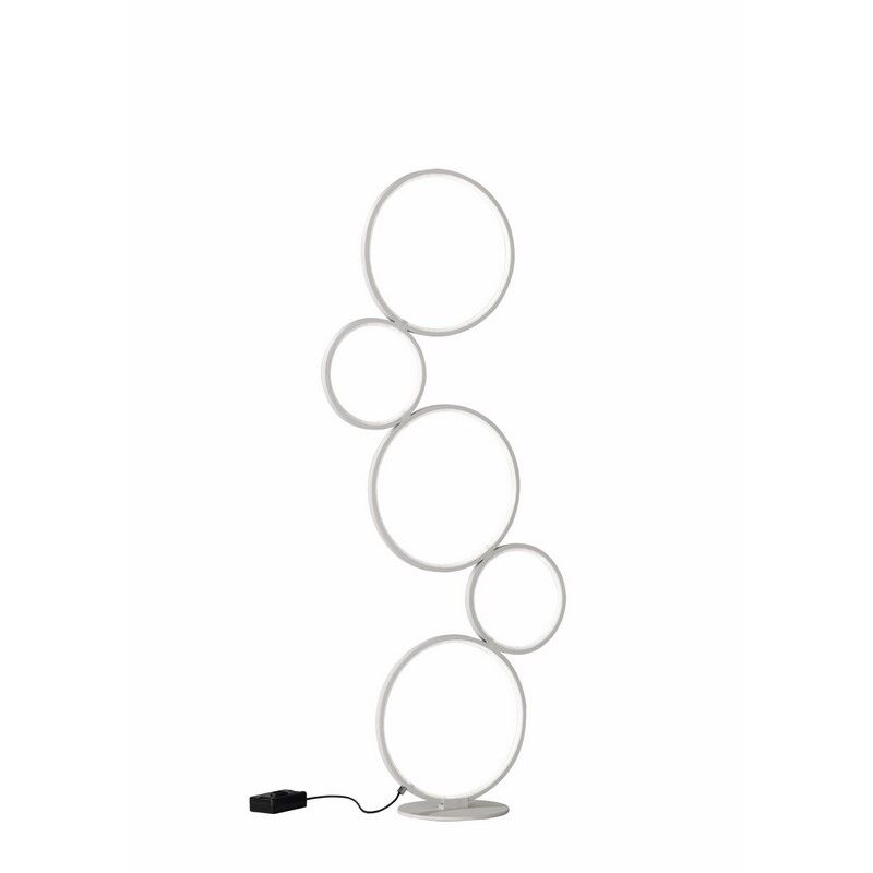 Witte vloerlamp Robon, metaal, modern, 36 watt