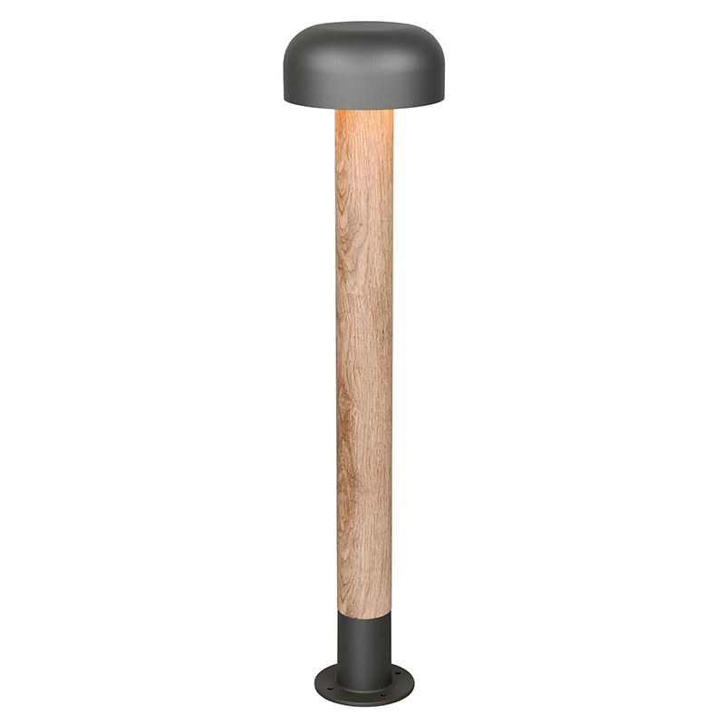 Grijze buitenlamp modern, Krishna, IP54
